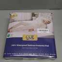 GRT Twin Waterproof Mattress Pad, 100% Waterproof Quilted Fitted Mattress Protector, Noiseless Hollow Cotton Mattress Cover, Fitted 8"-19" Deep, Dust Proof