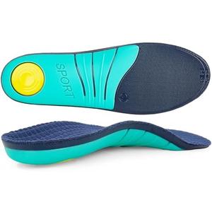 Plantar Fasciitis Relief Shoe Insoles for Men & Women, 220+lbs TPU Arch Support Inserts, Running Athletic Gel Shoe Insole, Trim-Ready Boot Work Orthotic Inserts for Foot Pain