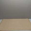 Color&Geometry Thin Front Door Mat Indoor Entrance Non Slip Rubber Backed, 24"x36" Indoor Door Mats for Entryway, Dirt Trapper Doormat, Washable Front Door Rugs, Khaki (Rolled-up NO Creases)