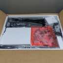 SUPERJARE Nightstand with Charging Station, Bed Side Table with Adjustable Fabric Drawer, Night Stand for Bedroom, 3-Tier Storage End Table, for Living Room, Charcoal Gray (M (11.8"D x 15.7"W x 23.4"H))