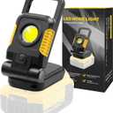 18V/20V Cordless Work Light, 25W Portable Flood Light Work for Dewalt 18V Battery, Super Bright COB LED Work Light with 3 Light Modes and Upgraded Low Voltage Protection(no Battery)