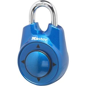 Master Lock 1500iD Set Your Own Directional Combination Padlock, Blue