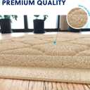 WePet Cat Litter Box Mat, Kitty Premium PVC Pad, Durable Trapping Rug, Phthalate Free, Urine-Resistant, Scatter Control, XXL 47 x 36 Inch, Beige