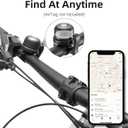 ROCKBROS Bike Bell for Apple AirTag Hidden Bike Mount Bike AirTag Holder GPS Tracker Bike Bell Anti-Theft for Adults Suitable for 0.87''/22.2, 1''/25.4, 1.25''/31.8mm Diameter Handlebar