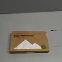 6-Pack Baby Washcloths - Soft Absorbent Viscose from Bamboo Wash Cloths for Babies, Kids, Toddlers, Infant, Newborn Bath Towels, Gentle on Sensitive Skin, 10x10 Reusable Face Towels (White)