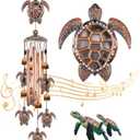Turtle Wind Chime for Outside,Sea Turtle Gifts for Women,35IN Windchimes Outdoors Clearance,Turtle Decor for Garden Yard Porch Patio Home, Birthday Gift for Mom Grandma Friend