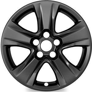 4-Pack Wheel Skins Compatible with Toyota RAV4 / RAV4 Hybrid 2019 2020 2021 2022 2023 2024, 17" 17 inch Alloy Wheel, Snap-on Wheel Cover Replacement, Black Color