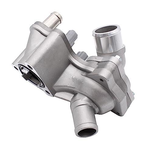 1 Set SHLPDFM Aluminum Metal Thermostat Housing Assembly With Sensor 2L2Z8592AA, 2L2Z8592BA Compatible with Ford Mustang Explorer Mercury Mountaineer 4.0L V6 2002-2010