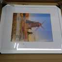 16x20 Picture Frame, Wooden Photo Frames with Tempered Glass, 1 Pack
16 x 20 Frame, 11x14 Frame with Mat, Horizontal and Vertical Display for Gallery Wall, White 1 Pack