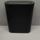 TIPGO 5 Gallon Motion Senor Bathroom Trash Can with Lid, Automatic Garbage Can Touchless, Smart Plastic Waste Basket for Narrow Spaces, Bathroom, Office, Bedroom, Living Room (Black)