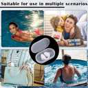 Relaxweex 2 Pack Nose Plugs for Swimming for Adults and Kids (Age 7-12), Waterproof Soft Silicone Swimming Protectors Nose Block Nostril Plugs for Swimmers Surfers Water Sports(White,Adults)