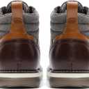 Bruno Marc Men's Classic Dress Casual Business Formal Chukka Boots (10.5, Dark Brown)