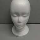 Leeven 1 Pack Foam Wig Head Stand for wigs Female Styrofoam Mannequin Head Wig Display for Style, Model, Display Hair, Hats, Hairpieces, Mask , Salon and Travel