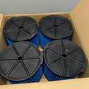 MZY LLC 4 Pack VF3500 Replacement Filter for Ridgid Wet Dry Vac VF3500, WD3050, WD4070, WD4080, WD4522, 4000RV, 4500RV filters 3-4.5 Gallon Vacuums