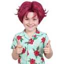 Short Synthetic Hair Costume Wig  Natural Looking Cosplay Wigs for Halloween Party, Cosplay Events (Hot Pink)