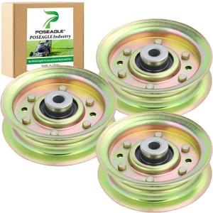 3 Pack 532165888 Idler Pulley Replaces 532131494 597025001 532173437 532173438 532155191 Craftsman 131494 165888 173438 155191 for Craftsman 42" LT1000 Husqvarna YTH18542 Mowers
