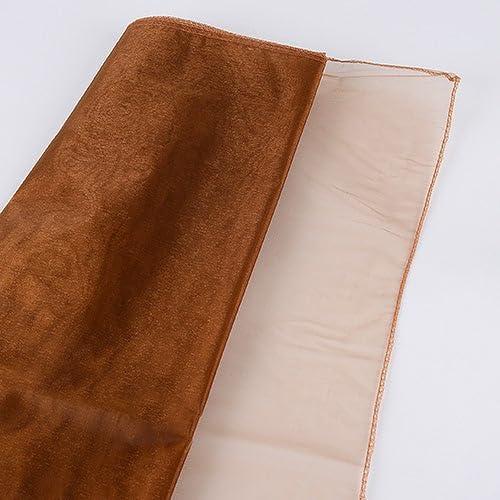 Brown - Wedding Organza Fabric Decor - (W: 58 Inch | L: 360 Inches)