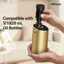 Waterless Essential Oil Diffuser Scent Aromatherapy Diffusers for Home, Car, Aluminum Alloy Battery Operated Cordless Air Freshener, 4 Timers & 3 Mist Levels, 5/10/20ml Capacity (Gold)