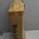 Yoga Mat Holder Wall Mount, Yoga Accessory Mats Storage Rack, Home Gym Accessories Organizer Storage With Wood Floating Shelves, Storage Basket and 4 Hook For Hanging Yoga Strap & Resistance Bands (Black)