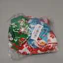 PET SHOW 4 Pack Small Dog Christmas Pajamas Holiday Dog Clothes Doggies Soft Stretchy PJs Xmas Jumpsuit Puppy Cats Girl Boy Onesies Red Green Outfits with Sleeve Pets Dachshund Costume XS