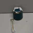 WHJY Ceramic Sugar Bowl with Lid and Spoon, Simple White Clear Porcelain Salt Bowl Salt Container, Modern Spice Box Seasoning Jar for Home and Kitchen Coffee Bar - Green