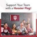 Indiana Hoosiers College Sports Printed Flag - NCAA Licensed - Nylon - School Banner (Red) (2' x 3')