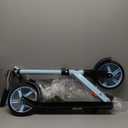 Kick Scooter for Ages 6+,Kid, Teens & Adults. Max Load 240 LBS. Foldable, Lightweight, 8IN Big Wheels for Kids, Teen and Adults, 4 Adjustable Levels. Bearing ABEC9 (Blue)