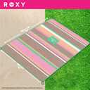 Roxy Sand-Free Beach Mat Large Waterproof Outdoor Picnic Blanket, Lightweight Foldable Mat for Beach, Camping, Park, or Travel Fits 4-6 People, Quick-Dry, Durable