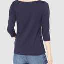 Amazon Essentials Women's Slim-Fit 3/4 Sleeve Boat Neck Cotton Modal Micro Rib T-Shirt