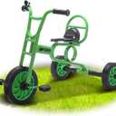 Kids Tricycle for Ages 3+, Preschool Daycare Playground Kids Balance Bike, Home Toddler Trike with Bell and Rubber Wheels, Boys and Girls Indoor/Outdoor Play Equipment, Medium