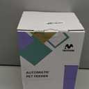 IMIPAW Automatic Cat Feeders, 3L Timed Cat Dry Food Dispenser, Dual Power Supply, Programmable Portion Size, Auto Pet Feeder for Cats and Small Dogs (White)