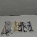 Eyekepper 5-pack Oversized Reading Glasses Square Large Frame Readers for Men and Women +3.00