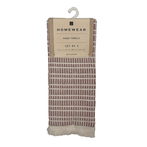 3 x Hand Towels, Red