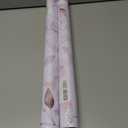 2 Pieces HeloHo Peel and Stick Wallpaper Light Pink Floral Leaf Wall Paper Self Adhesive Removable Waterproof Contact Paper for Bathroom Living Room Bedroom Decor 15.35" X 78.7"