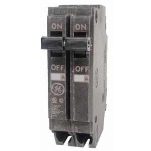 GE Plug in Circuit Breaker, THQP, Number of Poles 2, 40 Amps, 120/240VAC, Standard
