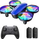 TOMZON A23 Mini Drone for Kids and Beginners, RC Toy Drone with Throw to Go, Easy to Learn, Auto-rotation, 3D Flips, Circle Fly, Headless Mode, 2 Batteries, Gift for Boys and Girls, Blue