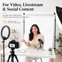Yizhily Arctic White Paper Backdrop for Photoshoot, 53 in x 16.4 ft
