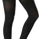 Thigh High Medical Compression Stockings For Women & Men,15-20 mmHg Thigh High Compression Socks,Firm Graduated Support Hose with Silicone Dot Band-Ideal for DVT,Varicose Veins,Edema,Swelling (Medium, Open Toe Black)