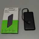 Belkin Portable Charger - 15W 3 Port Power Bank Battery Pack with 10000mAh Battery - Fast Charging for iPhone, Samsung Phone, More - USB C to A Cable Included