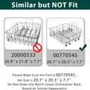 00770545 Dishwasher Lower Rack Replacement Parts for Bosch Ascenta Lower Basket 20.7 x 20.3 Crockery Drawer SHX3AR75UC SHE3ARF5UC/21 SHX84AAF5N 100 Series 24 Dishwasher Bottom Dishrack 1 Pack