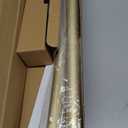 2 Pack Heavy Duty Curtain Rods for Windows 28 to 48 Inch, 1 Inch Gold Adjustable Curtain Rod Set with Easy Installation and Modern Design (A1,Gold,30-60",2Pack)