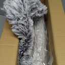 Bedfolks Waterproof Crate Bed, Plush Dog Kennel Pad with Removable Washable Cover, Faux Fur, Fluffy, 41"x27", Dark Grey