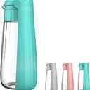 Dog Water Bottle Portable for Walking Pet Travel 19 OZ Leak proof Water Bottle Bowl with Drinking Feeder Cat Puppy Water Dispenser for Hiking Camping Blue