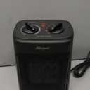 Space Heater, 1500W Electric Heaters Indoor Portable with Thermostat, PTC Fast Heating Ceramic Room Small Heater with Heating and Fan Modes for Bedroom, Office and Indoor Use (10IN)