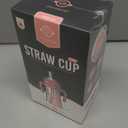 GROSMIMI Spill Proof no Spill Magic Sippy Cup with Straw with Handle for Baby and Toddlers, Customizable, PPSU, BPA Free 10 oz (Pink)