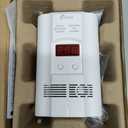 Kidde Carbon Monoxide + Explosive Gas, Natural Gas & Propane Alarm, Plug-in with 9V Battery Backup, Digital Display, 85 dB Alarm, LED Status Indicators, 3rd Edition, Manufacture Date Sep2025