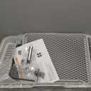 Large Stainless Steel Cat Litter Box, Enclosed Litter Box for Multiple Cats, Spacious and Easy to Maintain, Sturdy Metal Construction with Upper Cover, Litter Pad, Shovel and Footboard (Silver Gray)