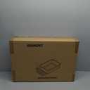 Stainless Steel Cat Litter Box with Lid, Odour Proof Litter Pan, Non-Stick, Easy to Clean, Rust Resistant, Non-Slip Rubber Feet