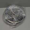 Inqibee 12 Inch Hybrid Nonstick Frying Pan with Lid, Tri-Ply Stainless Steel Skillet with Helper Handle, Induction Compatible, PFOA Free, Dishwasher & Oven Safe