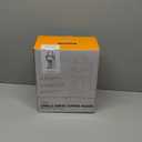 Single Serve One Cup Coffee Maker, for K Cups and Grounds, Mini Coffee Maker with Portable Handle, 6 to 12 Oz Brew Size, for Travel, Camping, Office, RV and Dorm, 120V, White and Brown